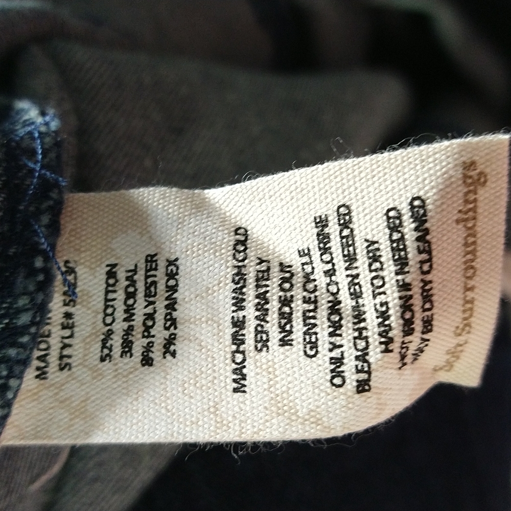 Soft Surroundings Denim Capri Pants - Picture 7 of 7